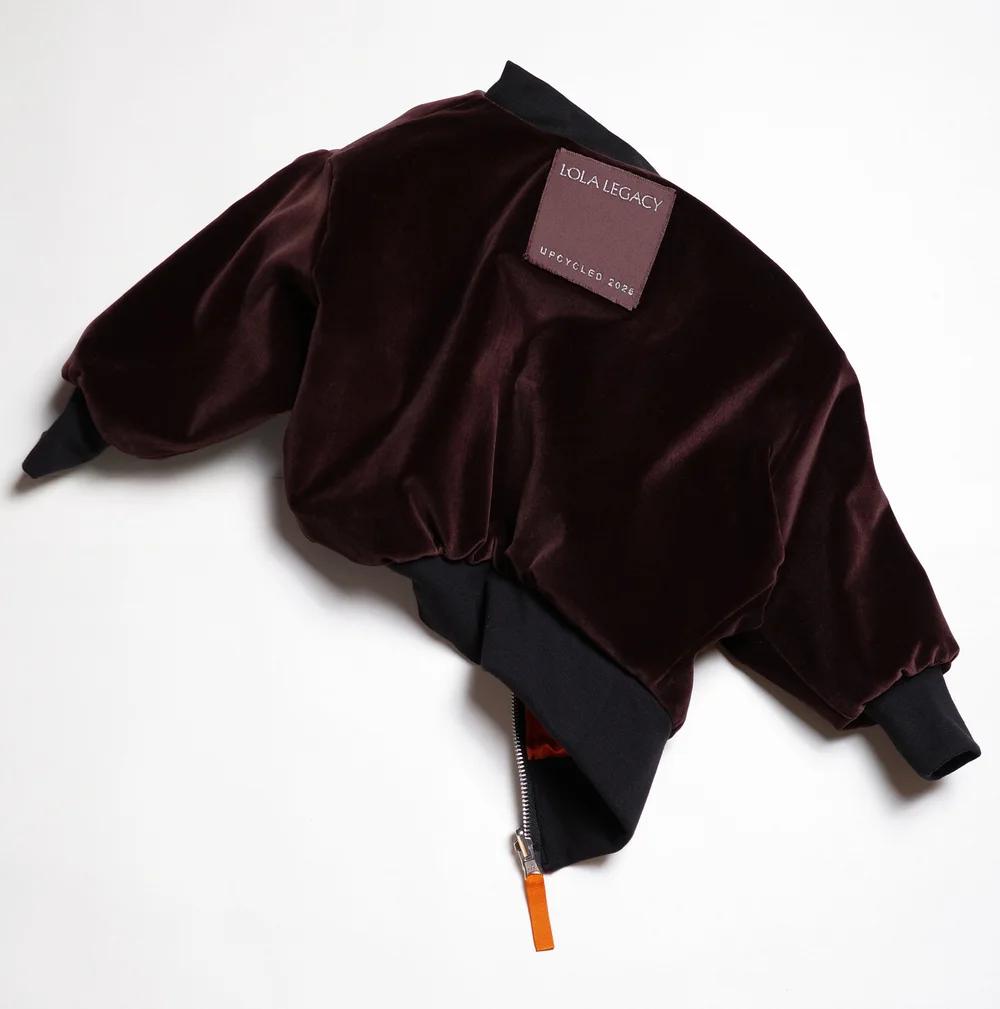 Lola Legacy – burgundy velvet jacket