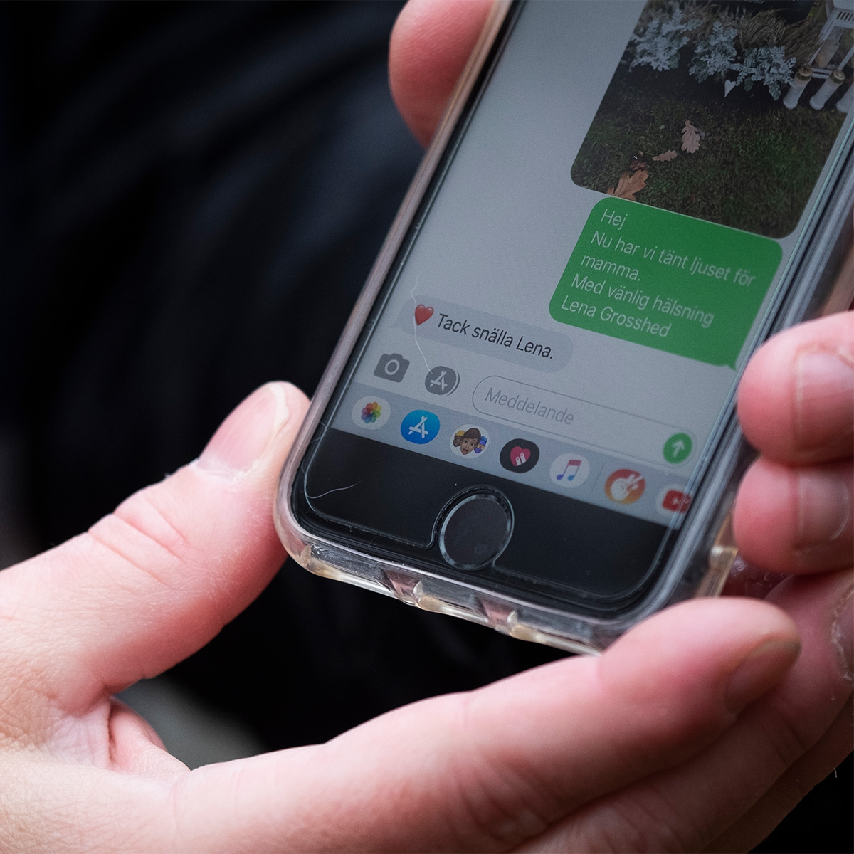 Ljusa Minnen – a thank-you text from a relative