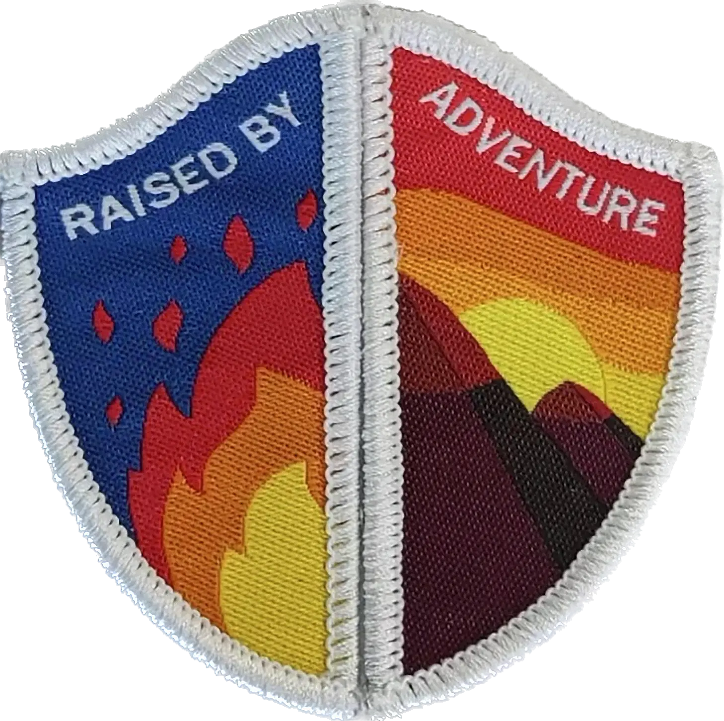 Scouterna – Raised by Adventure badge