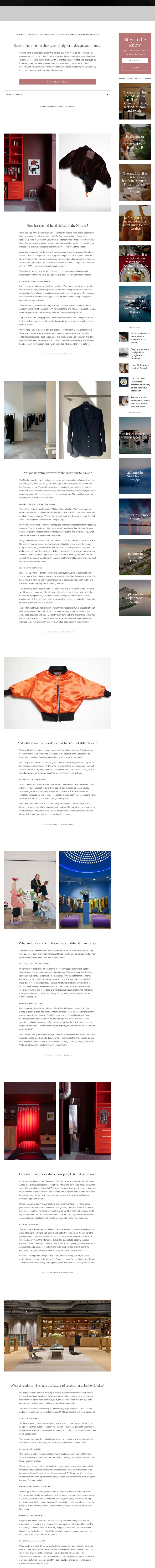 The Nordic Nomad – How the Nordics Are Turning Second-Hand Into High Design